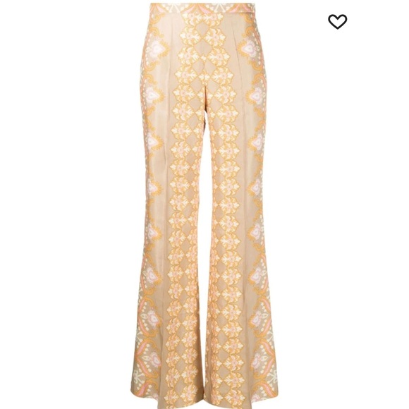 Sandro paisley-print flared trousers - Picture 5 of 8